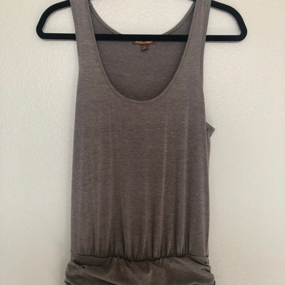 Hive & Honey | Neutral Beige Maxi Dress Size S - Picture 5 of 6